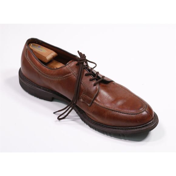 Allen Edmonds Wilbert Chilli Brown Lace Up Oxford Dress Shoes Rubber Soles 15 B main image 6